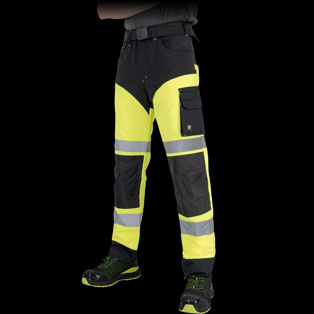 Itin ryškios darbo kelnės HAYFLES, su signalinėmis juostomis