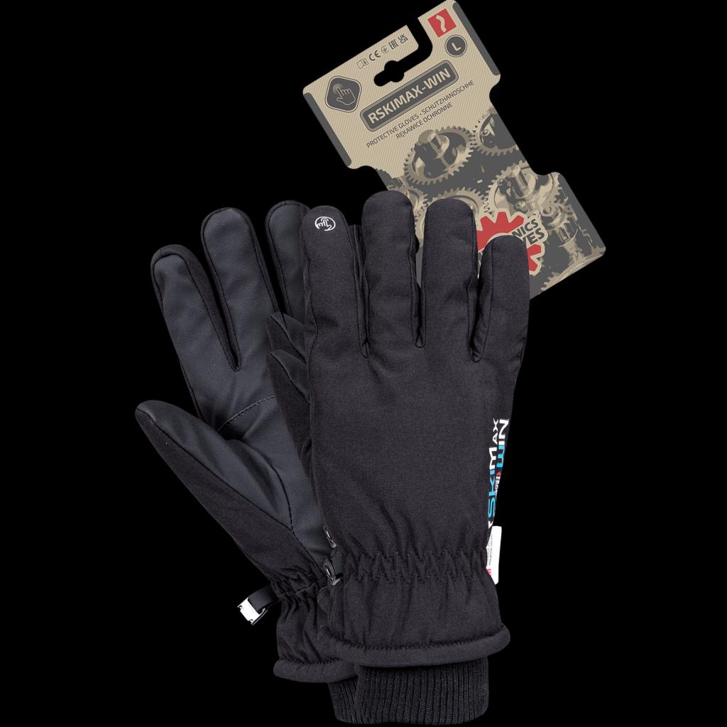 Pašiltintos apsauginės pirštinės SKI MAX, su „Touchscreen“ galimybe