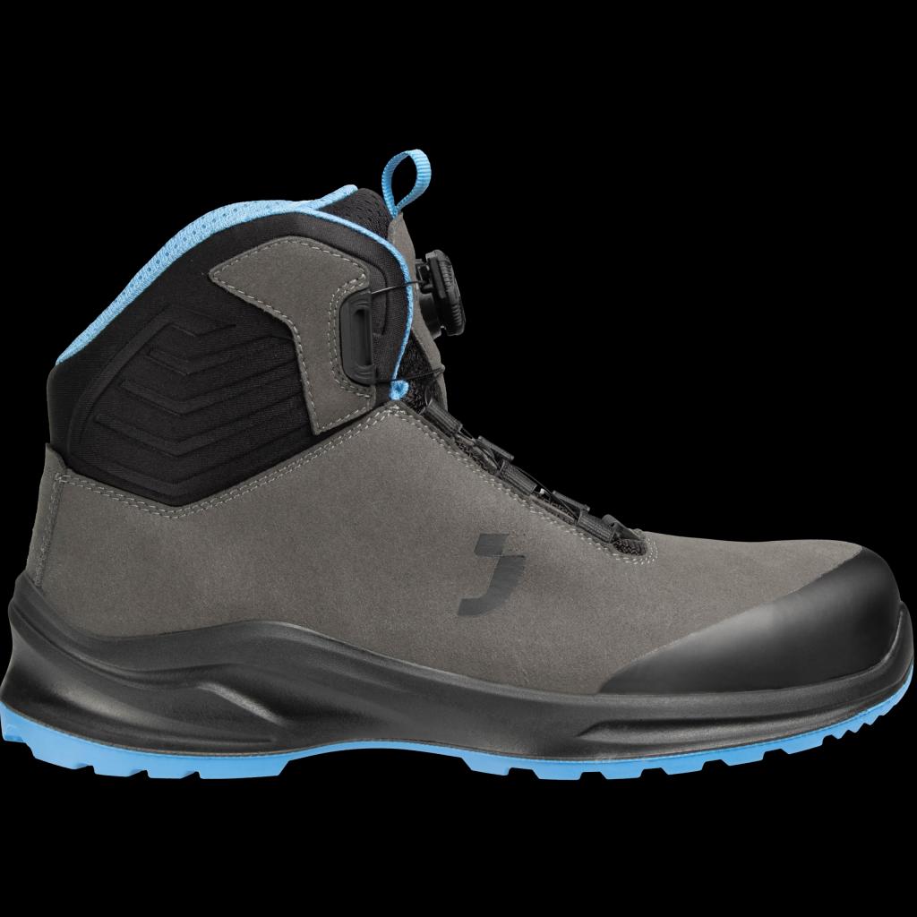 Aukštos kokybės darbo batai MODULO S3S ESD CI FO, su greito užveržimo sistema, pilkos spalvos