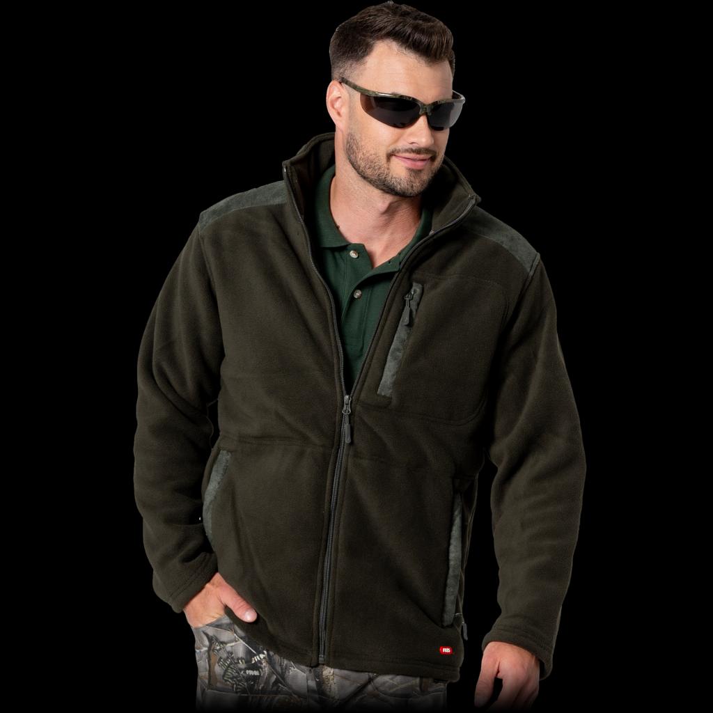 Kokybiškas šiltas džemperis HUNTER WALD, atsparaus flisinio audinio