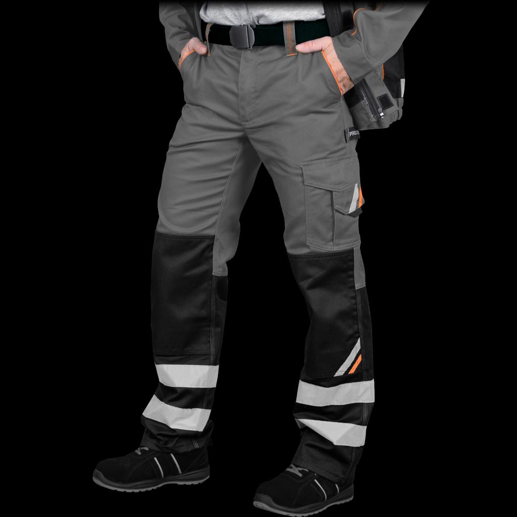 Universalios darbo kelnės PROFESSIONAL-VIS, su šviesą atspindinčiomis juostomis