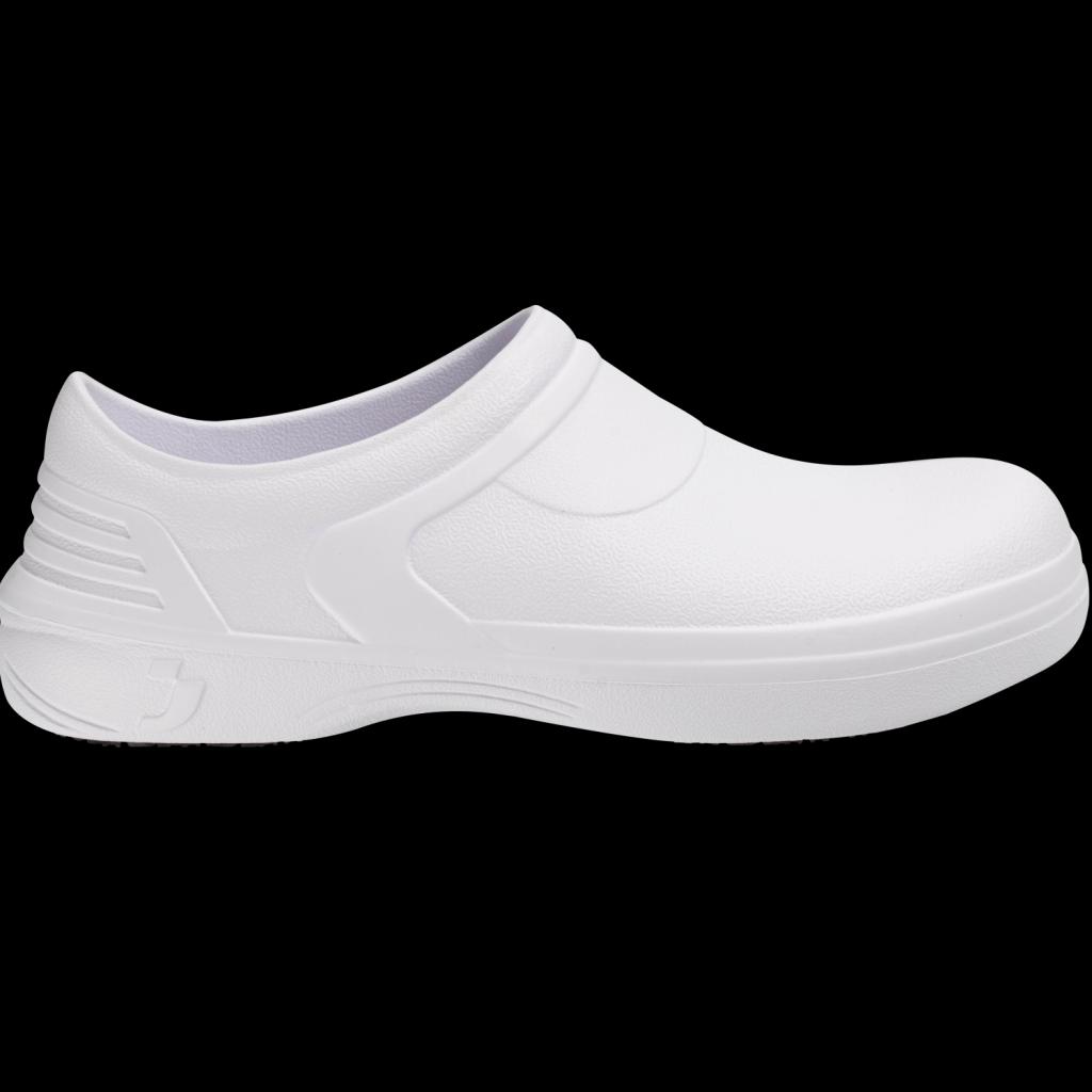 Itin lengvos ir neslidžios klumpės BESTCLOG OB SRC WHITE, užtikrina komfortą visą darbo dieną