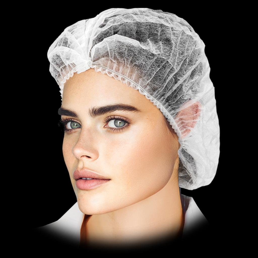 Vienkartinė aptinkama kepurėlė su metaliniu intarpu (100 vnt.)