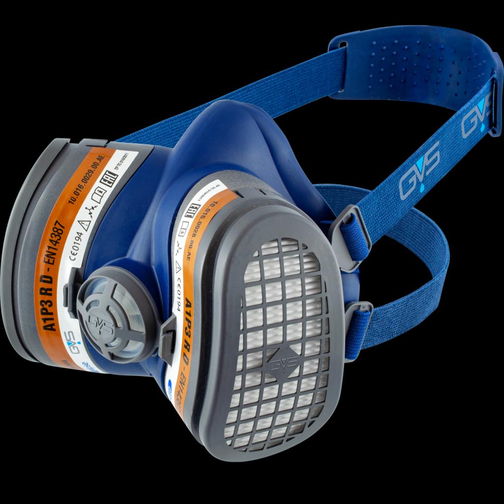 PuskaukėGVS MAS SPR338, su keičiamais kombinuotais A1-P3 RD filtrais