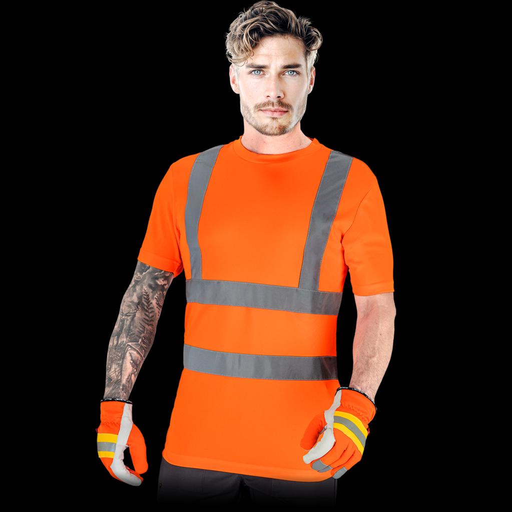 Ryškūs signaliniai marškinėliai ROUTE (įvairių spalvų)