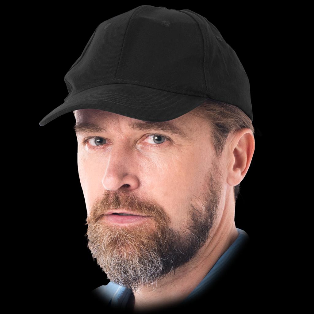 Kepurė su snapeliu LUX, juoda