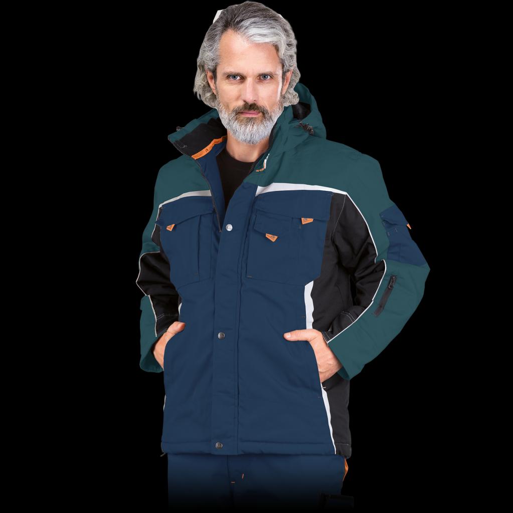 Kokybiška 3-jų sluoksnių žieminė striukė NEW-AGE NAVY