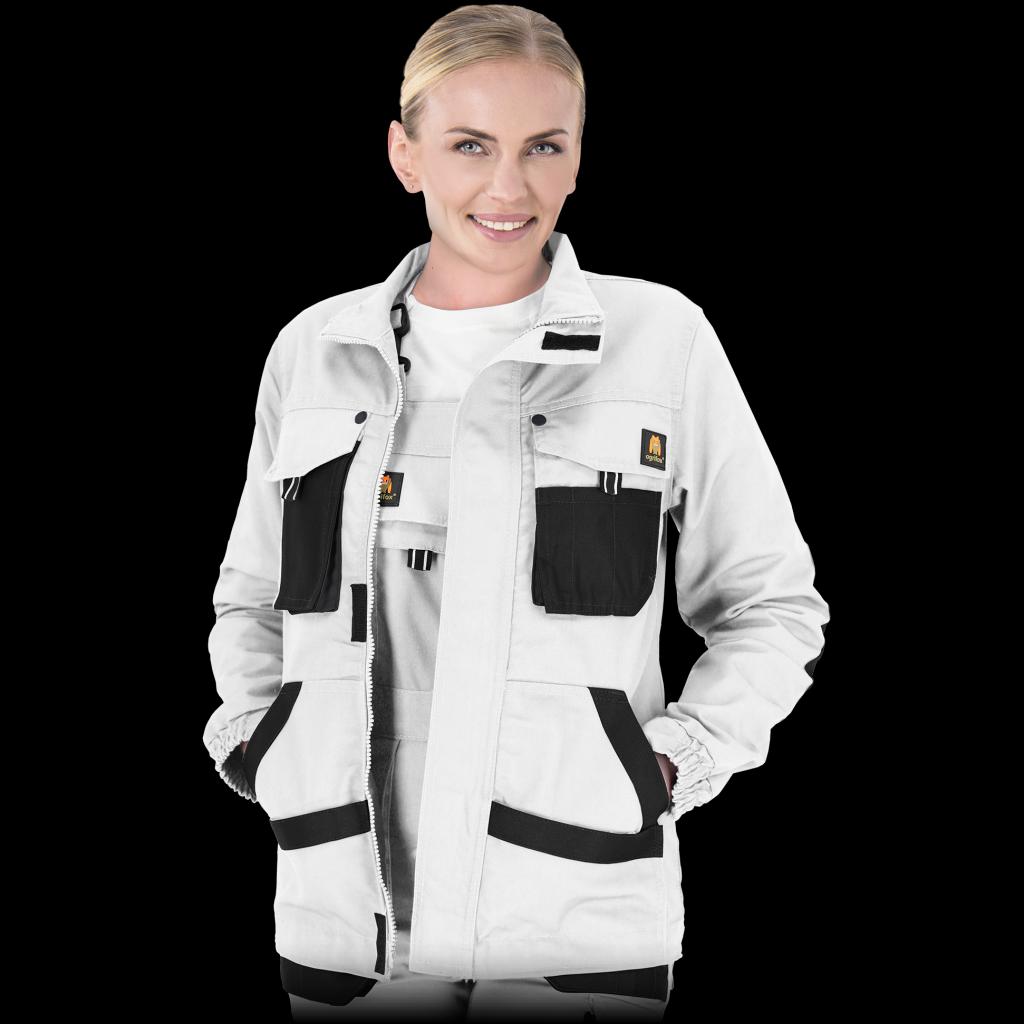 Moteriškas darbo švarkas FIO WHITE