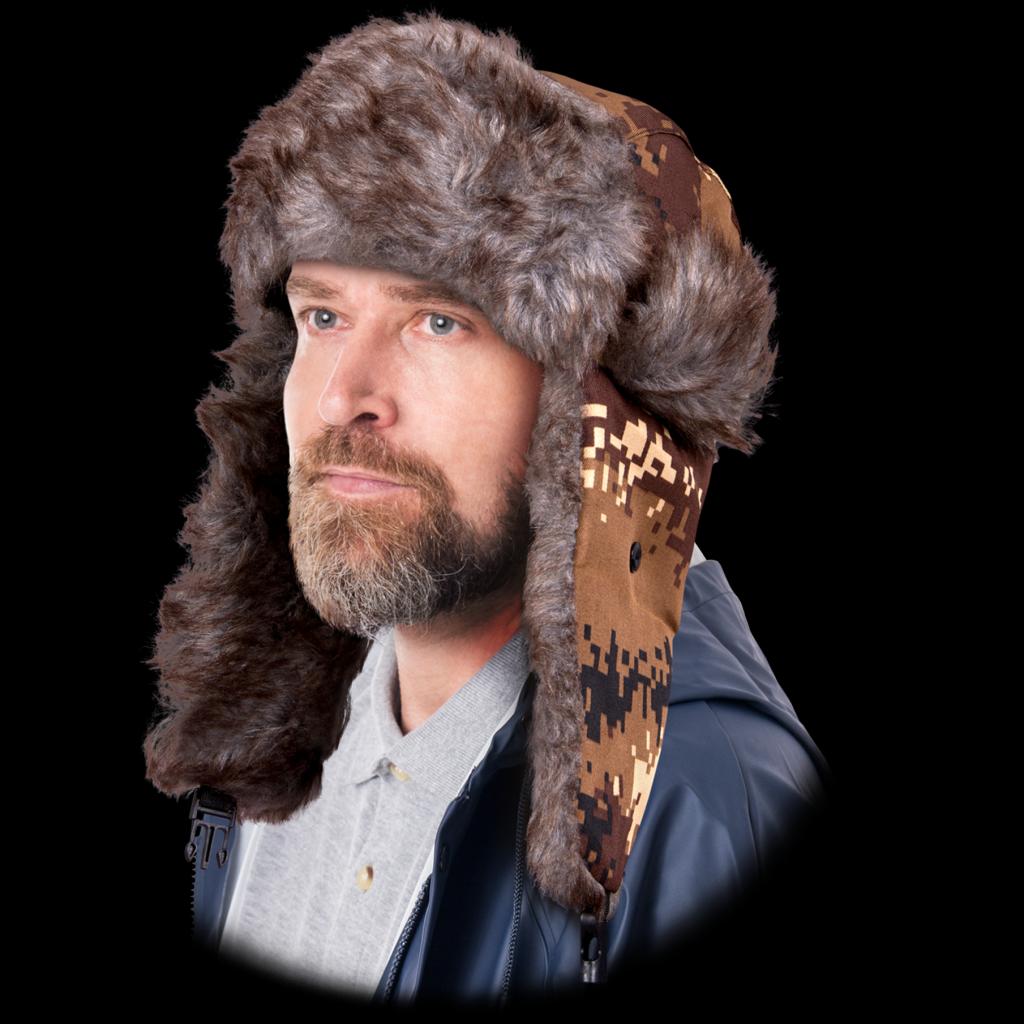 Žieminė kepurė PIXEL BROWN