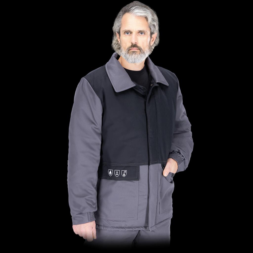 Antistatinė, ugniai ir skysčiams atspari darbo striukė SAFE