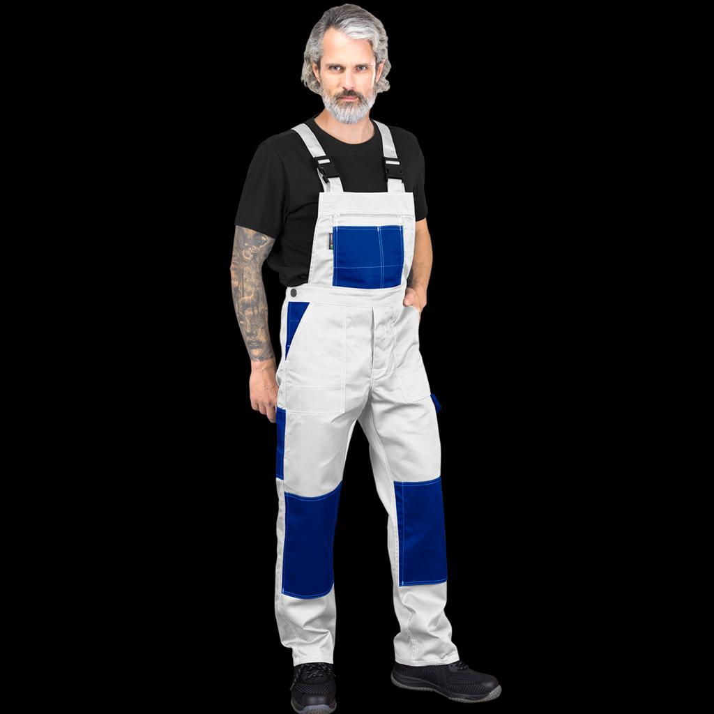 Puskombinezonis darbui MULTI MASTER, baltos spalvos