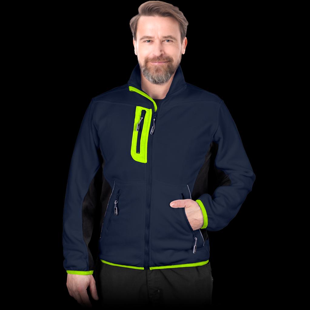 Džemperis FORMEN BLUE-GREEN