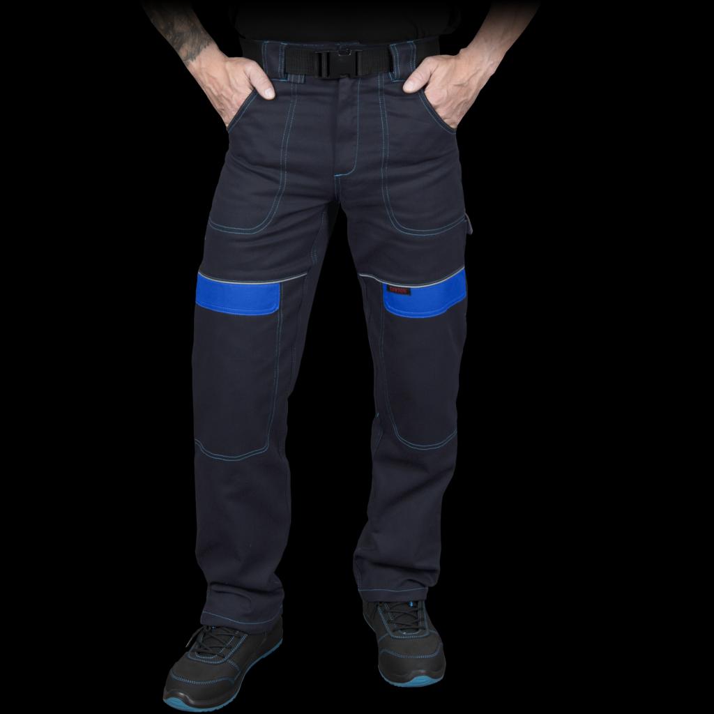 Medvilninės darbo kelnės CORTON, tamsiai mėlynos spalvos