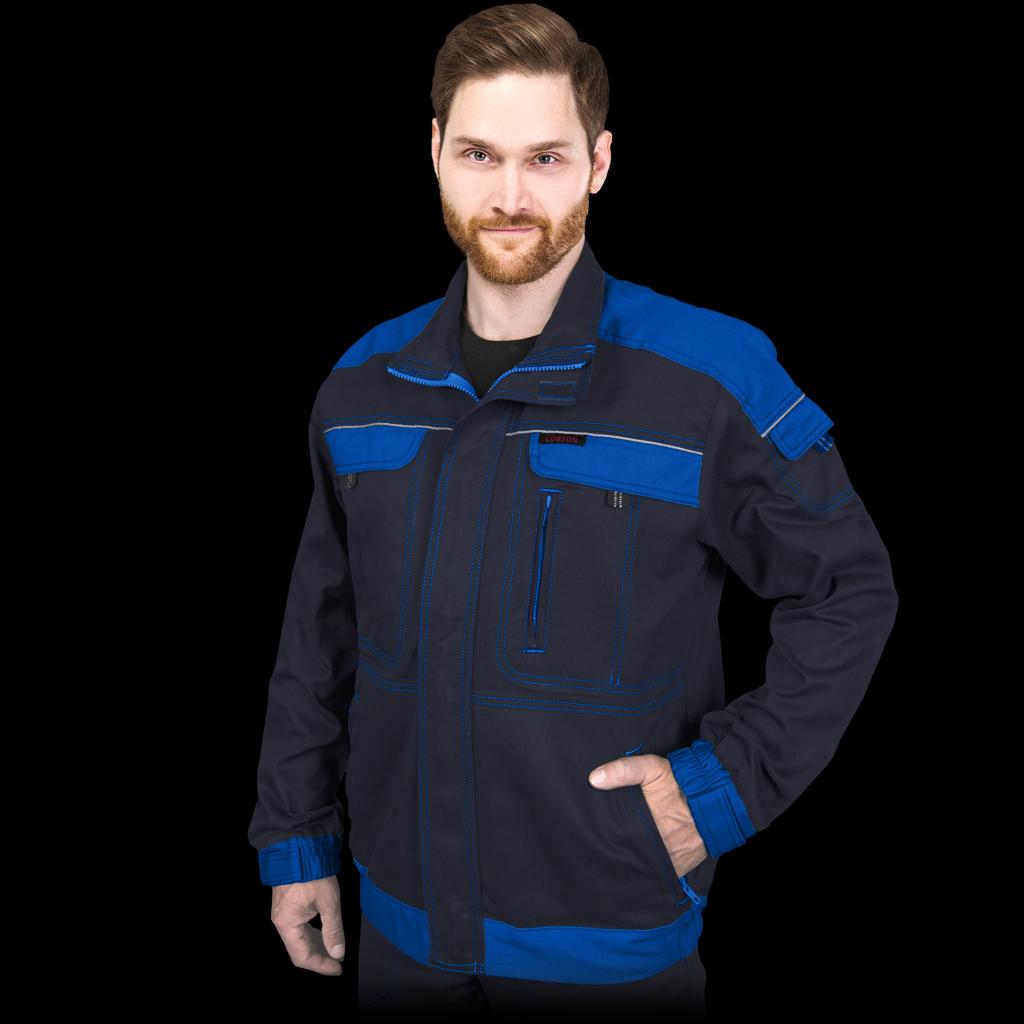 Medvilninis darbo švarkas CORTON BLUE
