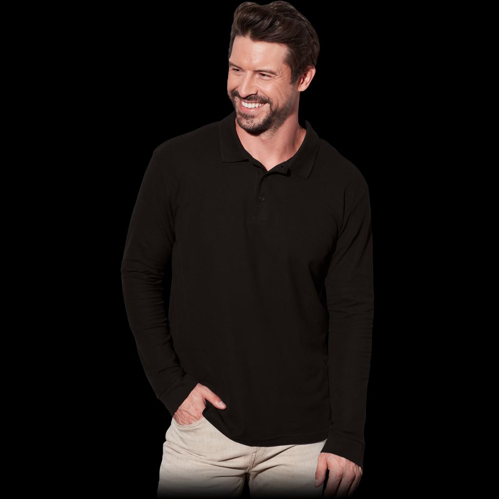 Vyriški POLO marškinėliai STEDMAN ilgomis rankovėmis