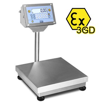 Nerūdijančio plieno svarstyklės “Easy Pesa 3GD” serijos ATEX zonoms 2 ir 22