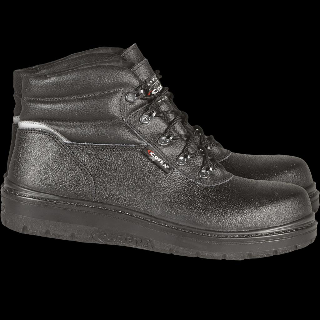 Kelininkams skirti karščiui atsparūs batai COFRA ASPHALT S2 HRO HI SRA P