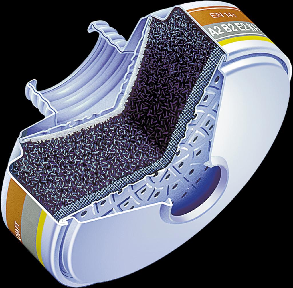 Filtras MSA A2B2E2 K1