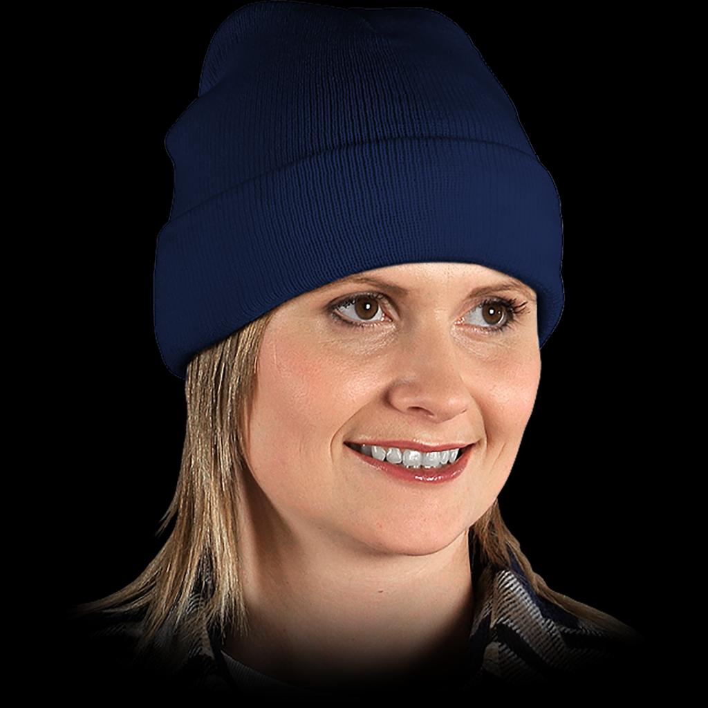 Žieminė kepurė CAP (įvairių spalvų), iš 100 % akrilo siūlų