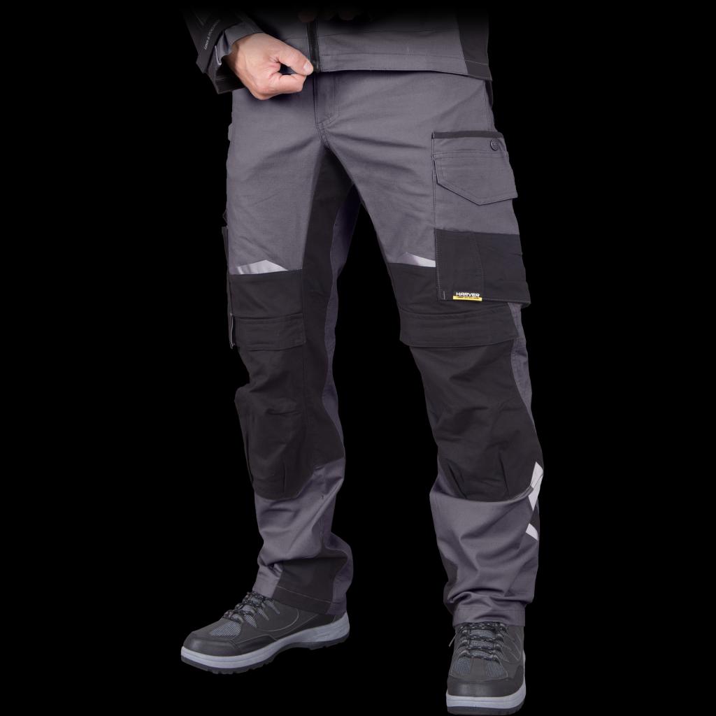 Elastingos ir tvirtos darbo kelnės HARVER AIR