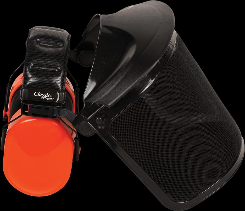 Veido skydelis su ausinėmis BUSHMASTER ME