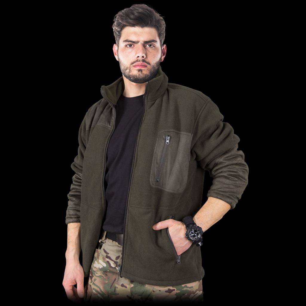 Universalus šiltas flisinis džemperis FOREST