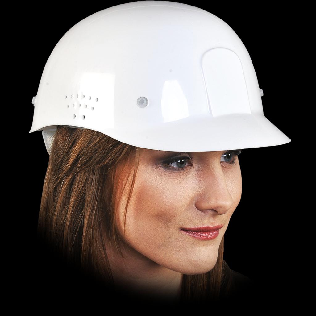 Šalmas BUMP HDPE WHITE