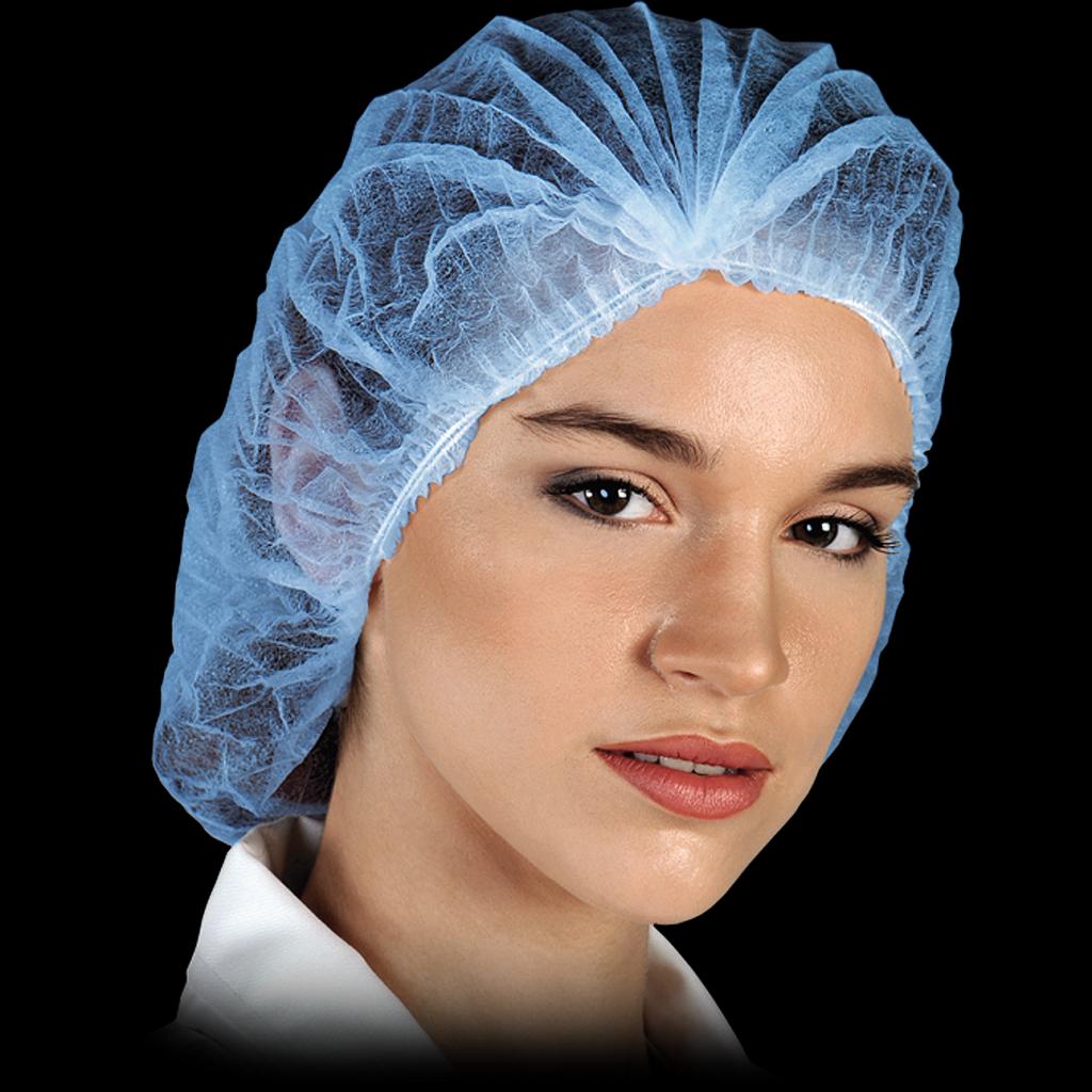 Vienkartinės kepurėlės BLUE (100 vnt.)