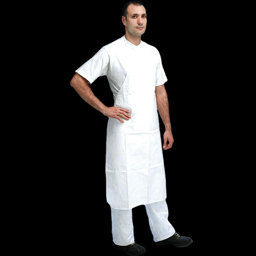 Prijuostė DUPONT TYVEK (25 vnt.), 108 cm ilgio