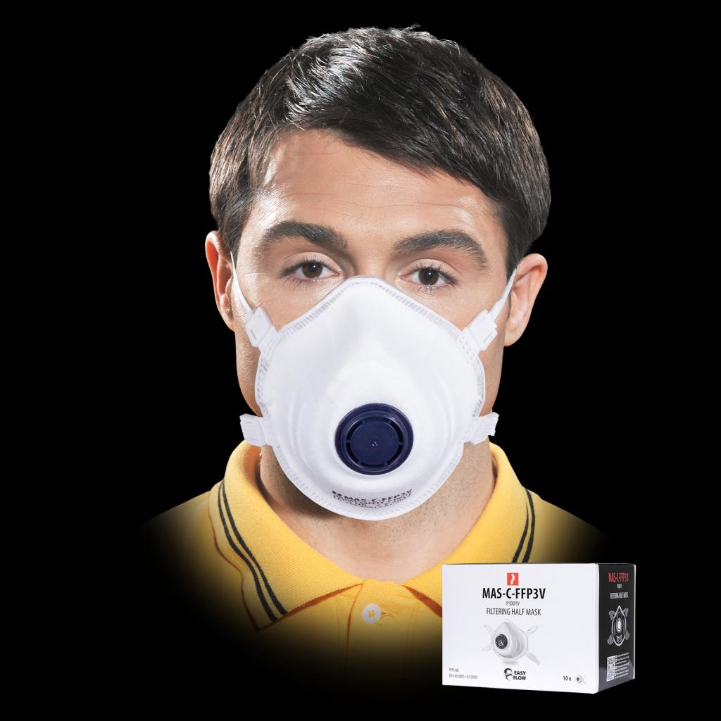 Respiratorius MAS FFP3 V (10 vnt.)