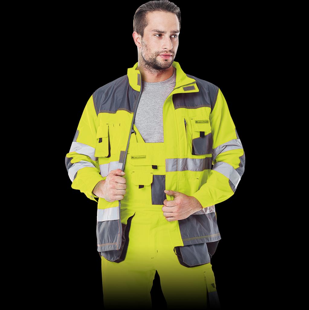 Švarkas FORMEN-VIS YELLOW