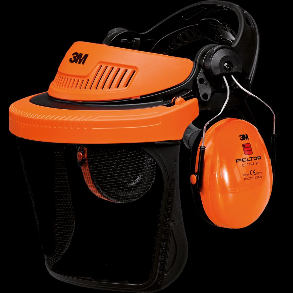 Apsauginis veido skydelis 3M su ausinėmis