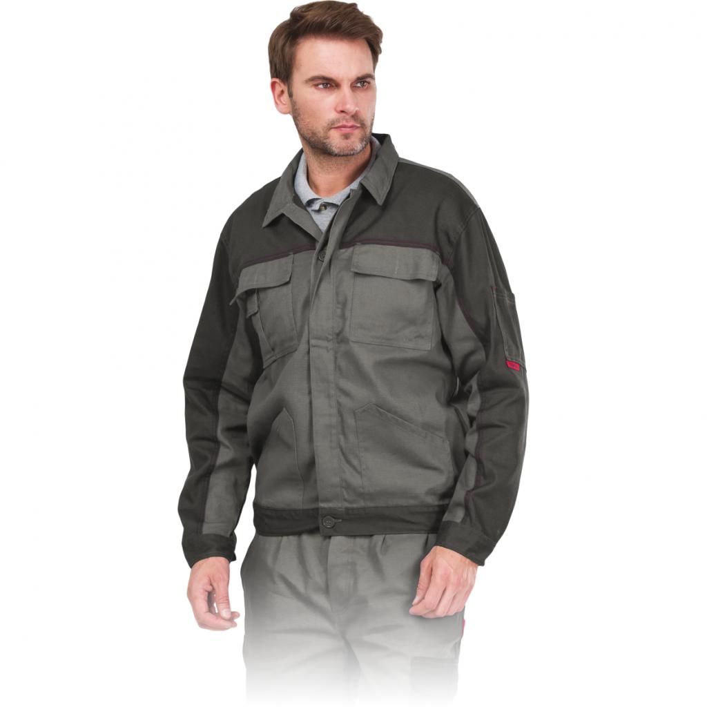 Medvilninis darbo švarkas BOMUL, pilkos spalvos