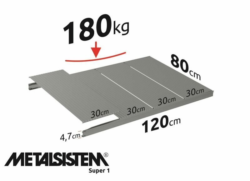 Metalinės lentynos stelažams