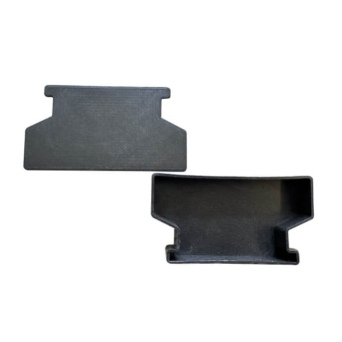 Plastikinis dangtelis stelažo rėmo apačios/viršaus uždengimui 2 vnt.